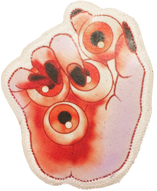 Handful Of Eyes Patch - Craft (600x600), Png Download