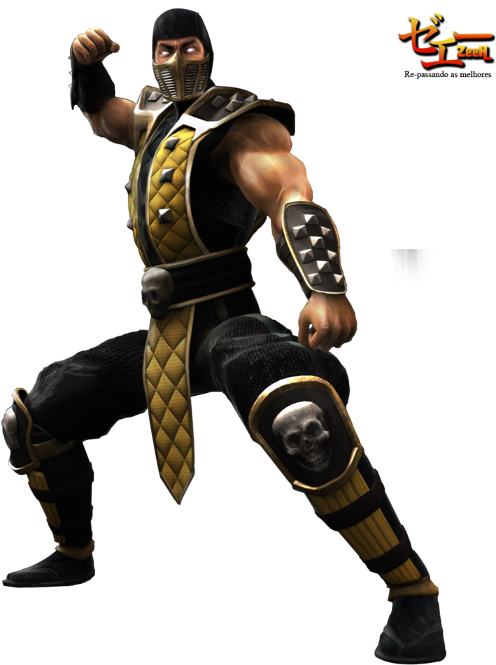 Scorpion Photo Scorpion2 - Scorpion Mk Shaolin Monks (763x1024), Png Download