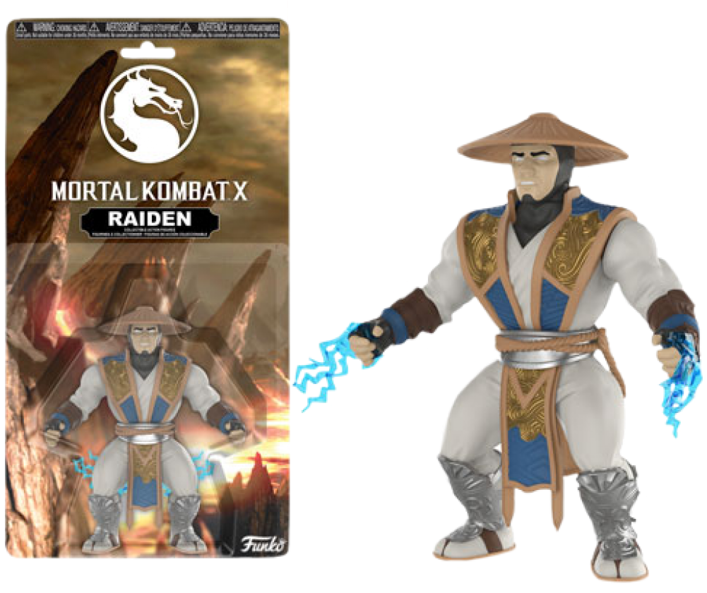 Mortal Kombat X Raiden 5 Inch Action Figure In - Mortal Kombat X Action Figures (1000x1000), Png Download