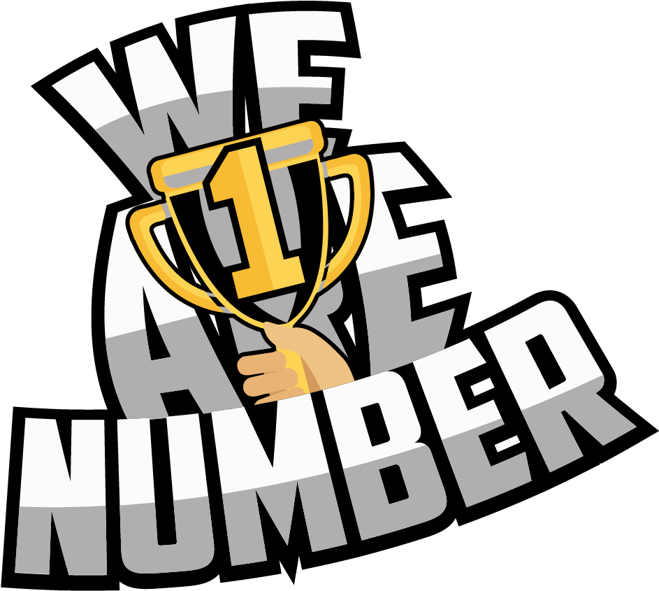 We Are Number One Graphic Design (1080x1080), Png Download