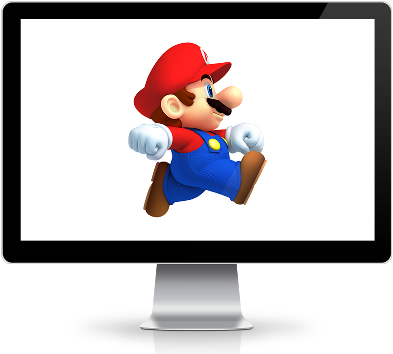 Mario Bros Concept Art (802x721), Png Download