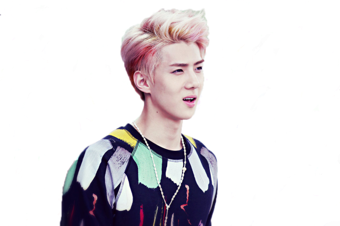Exo Sehun Cute Smile (700x466), Png Download