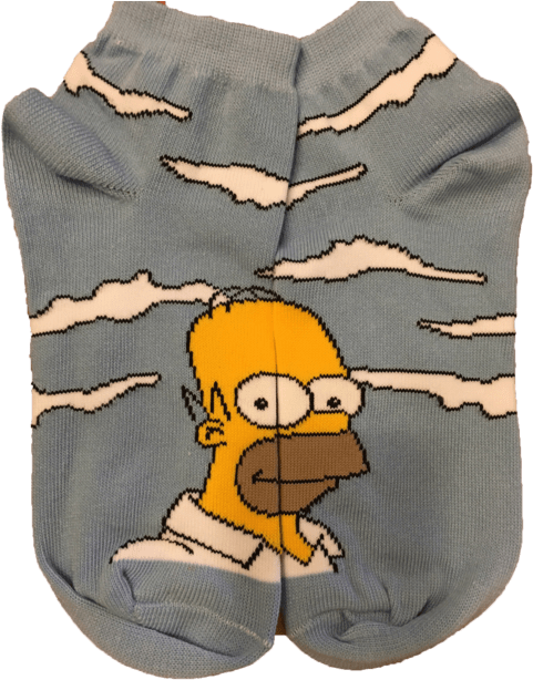 Homero Nube - Cartoon (480x640), Png Download