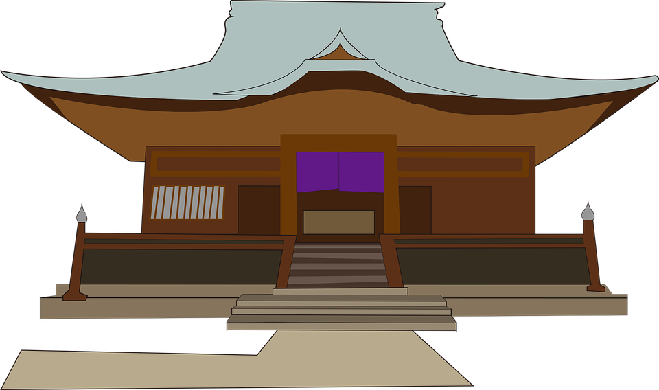 Temple, Building, Buddhism - Buddhisme Tempel Transparent (960x568), Png Download