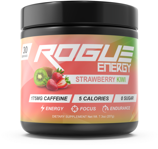 Rogue Energy Strawberry Kiwi Gaming Drink Energy Drink - Strawberry (600x600), Png Download