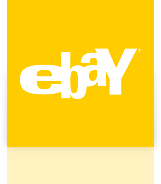 Ebay, Mirror Icon - Ebay Logo Black (640x640), Png Download