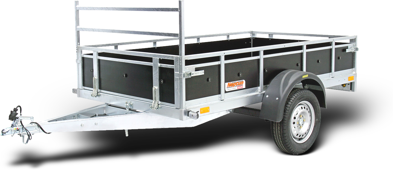 N7-236 Bois [gn111] - Przyczepa Z Kołami Pod Skrzynią (1315x570), Png Download