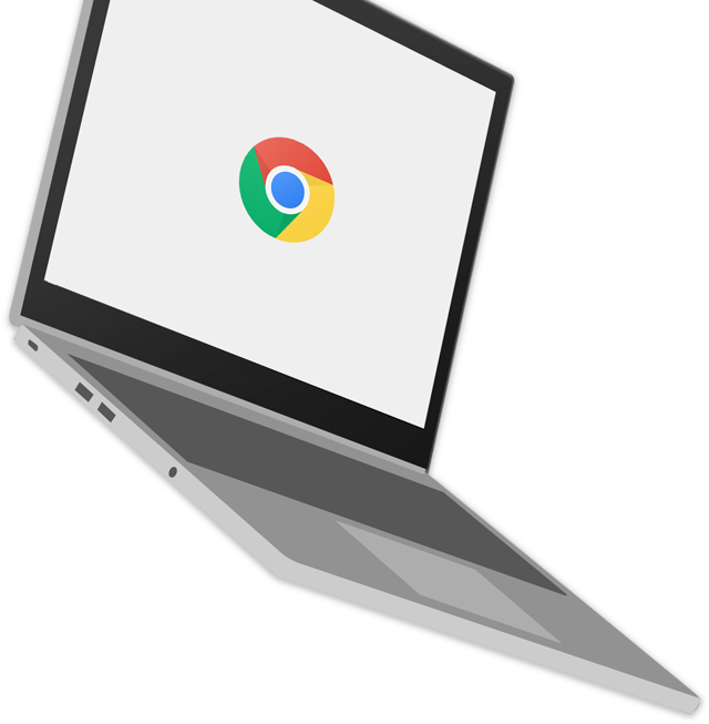 Chromebook Laptop Chromebook - Netbook (640x653), Png Download
