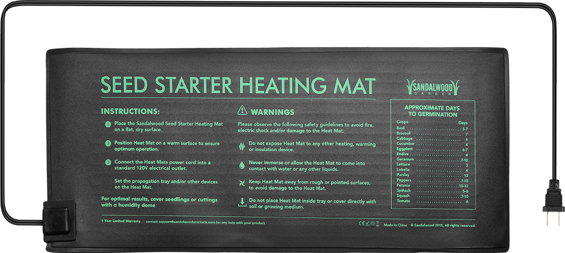 By Supplying Steady Warming To The Underside Of Your - Warming Mats For Seedlings (1135x508), Png Download