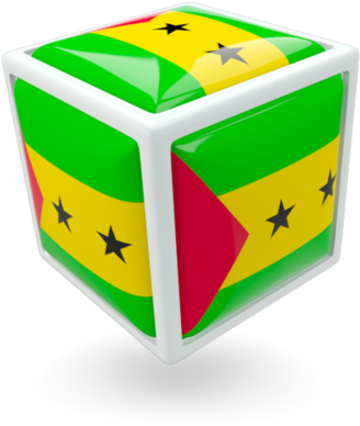 Illustration Of Flag Of Sao Tome And Principe - Rubik's Cube (640x480), Png Download