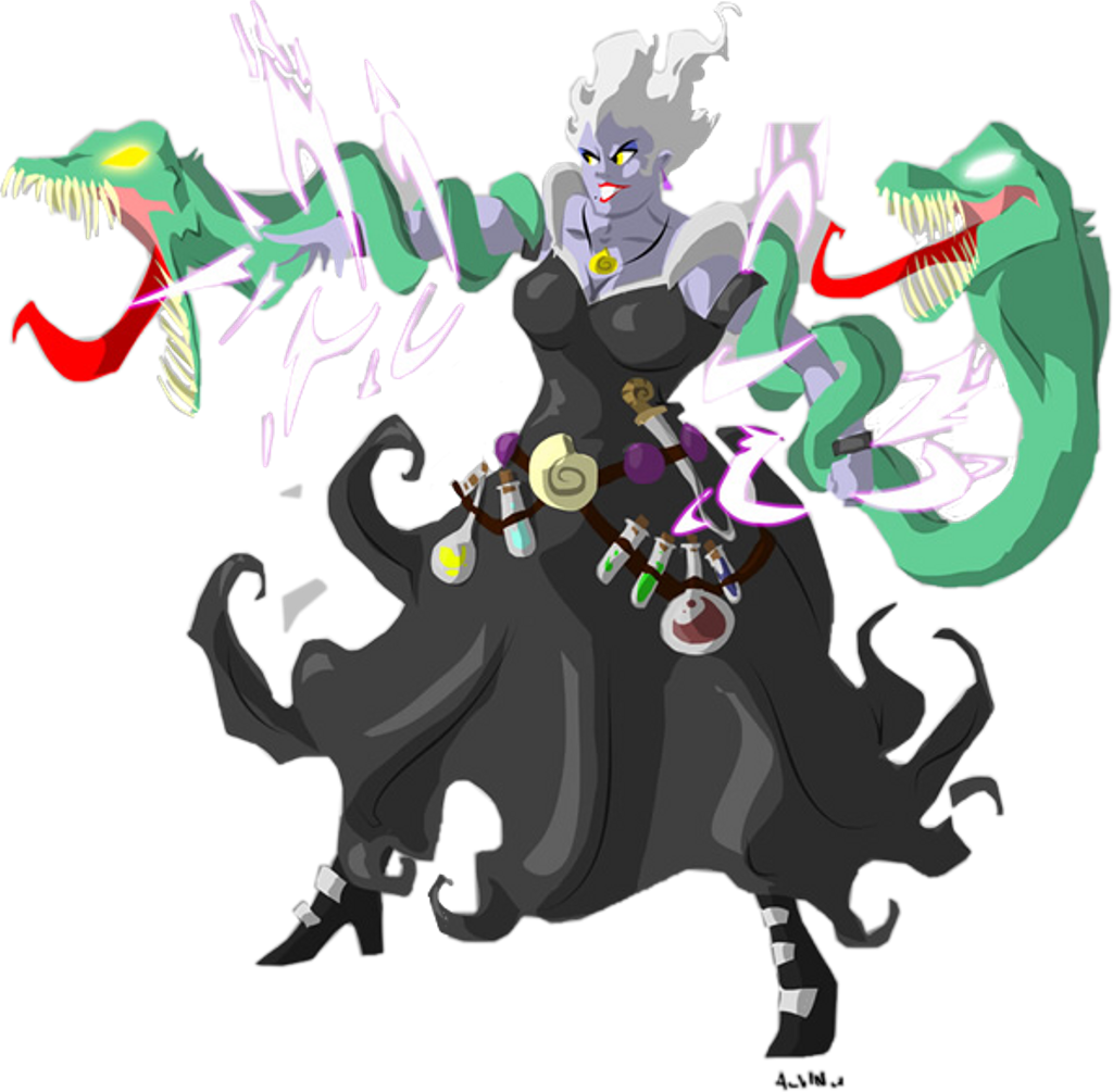 #ursula #thelittlemermaid #disney #freetoedit - Ursula (1024x1005), Png Download