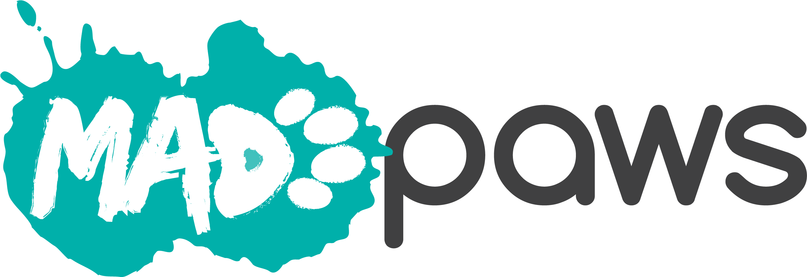 Mad Paws - Mad Paws Logo (2706x994), Png Download