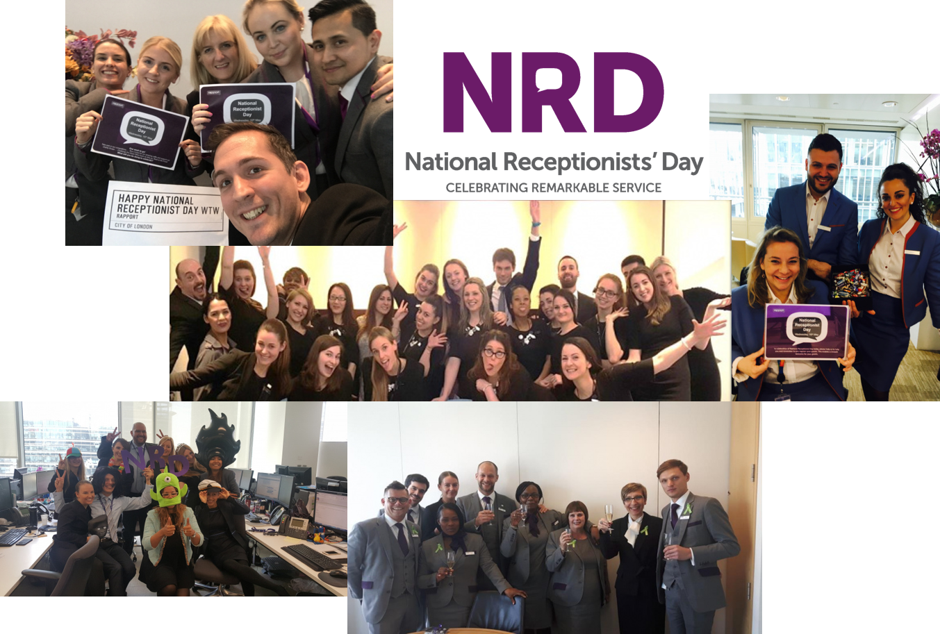 Rapport Supports National Receptionists' Day - Happy International Telephonist Day (1353x913), Png Download