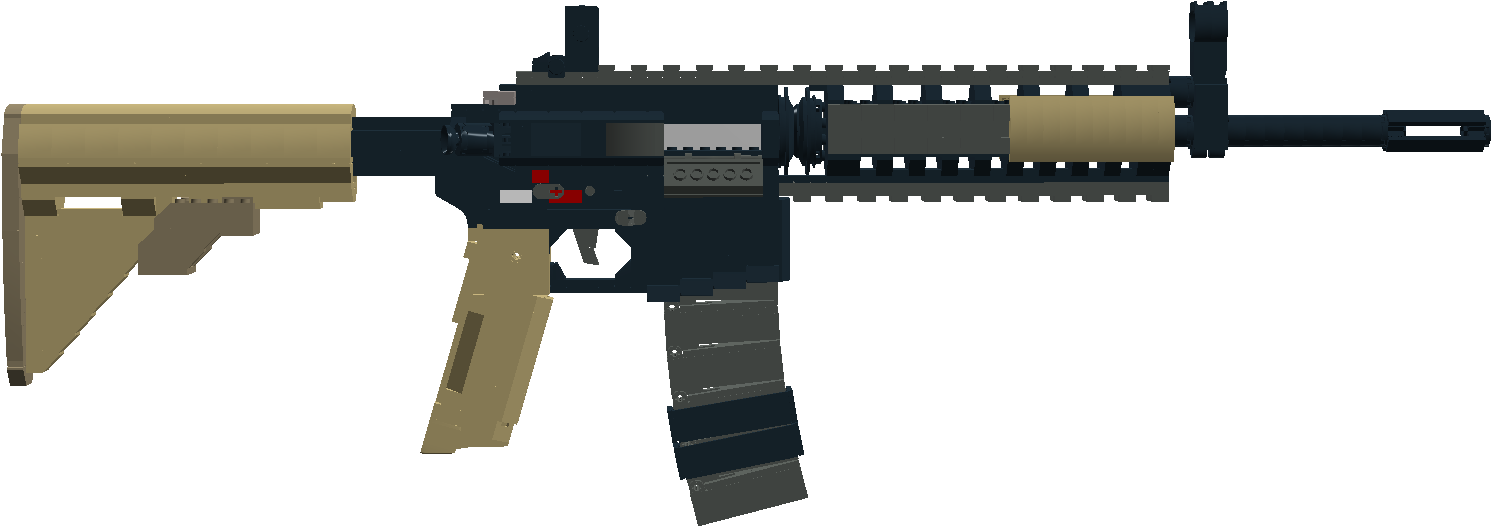 Pause - Assault Rifle (1591x708), Png Download