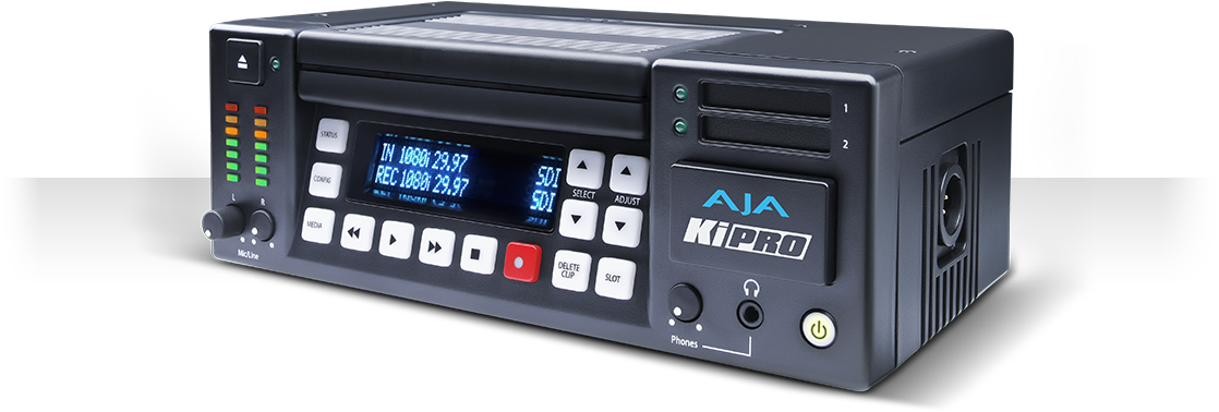 Portable File-based Hd/sd Recorder And Player - Aja Kipro (1140x465), Png Download