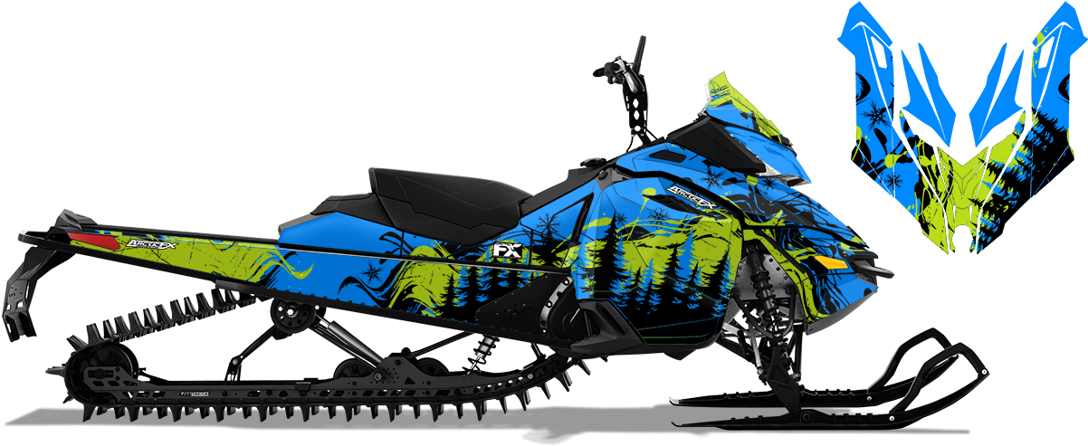 Options - 2014 Ski Doo Summit Wrap (1250x600), Png Download