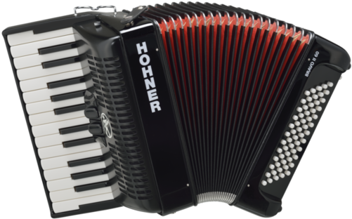 Hohner Chromatic Accordion - Accordion Hohner Bravo Ii 48 For Sale (580x580), Png Download