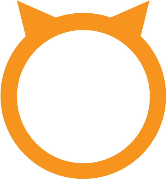 Cat Icon Large Open - Circle (627x627), Png Download