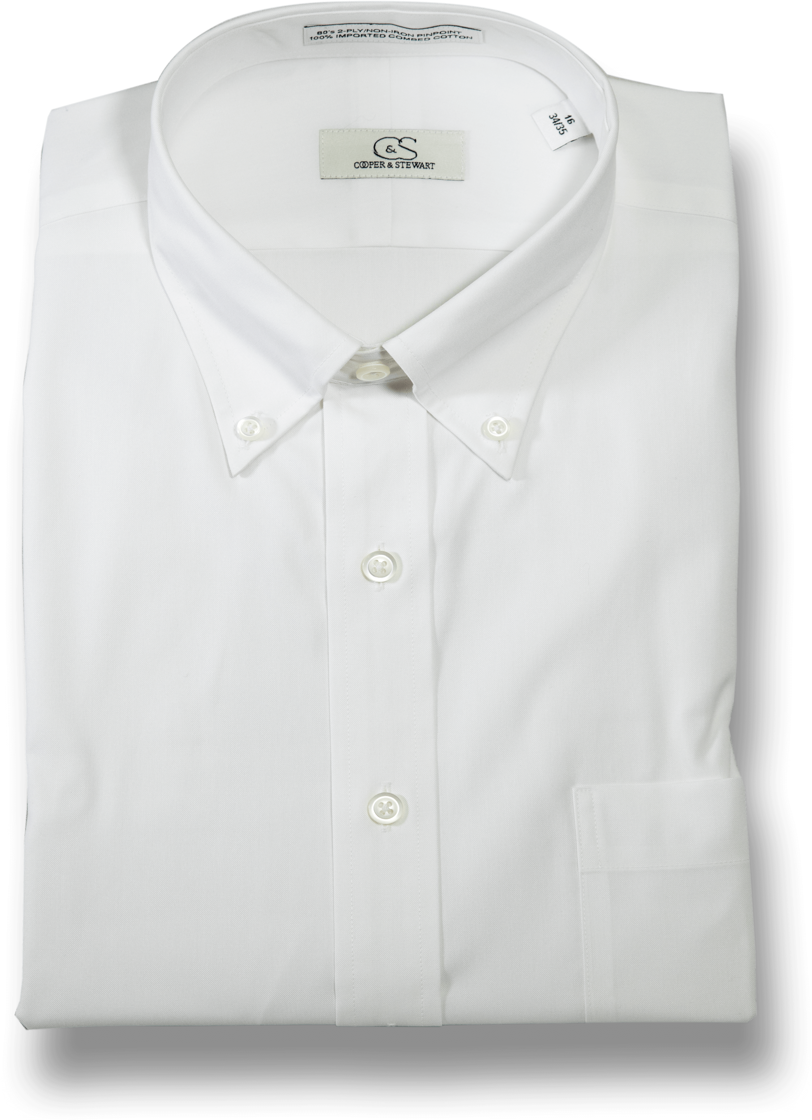 Cooper & Stewart Button Down Collar - Sleeve (2669x3648), Png Download
