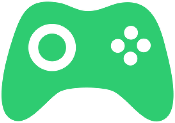 Video Game Controller Clipart Green (640x640), Png Download