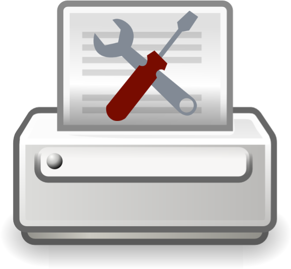 I Recently Got Myself A New Printer, The Hp Officejet - Print Driver Icon (600x546), Png Download