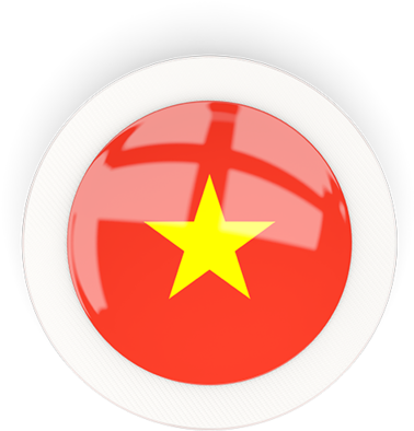 Illustration Of Flag Of Vietnam - Circle (640x480), Png Download
