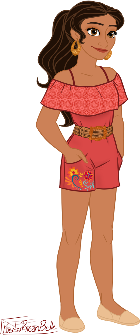 My Interpretation Of What Elena Might Look Like If - Wreck It Ralph 2 Elena (834x1280), Png Download