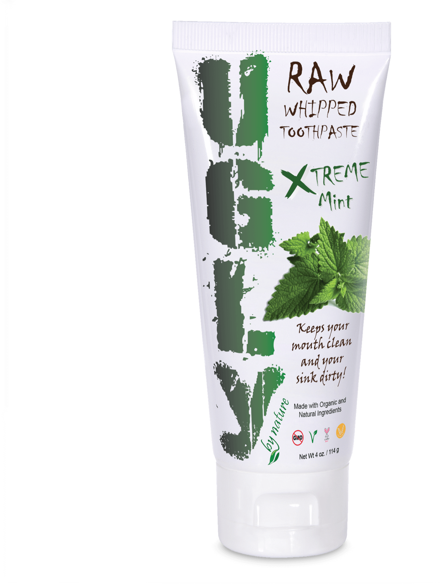 Ugly By Nature Xtreme Mint Fluoride Free Vegan Toothpaste - Toothpaste (2000x2000), Png Download