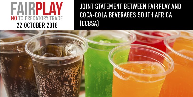 Joint Statement Between Fairplay And Coca-cola Beverages - Drink (900x469), Png Download