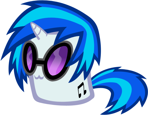 #619454 - - 3, Artist - Durpy, Cute, Dj Pon-3, Marshmallow, - Imagens Do Marshmallow Dj (620x572), Png Download