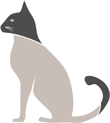 Cat Logo Object Vector - Cat Logos Vector (820x820), Png Download