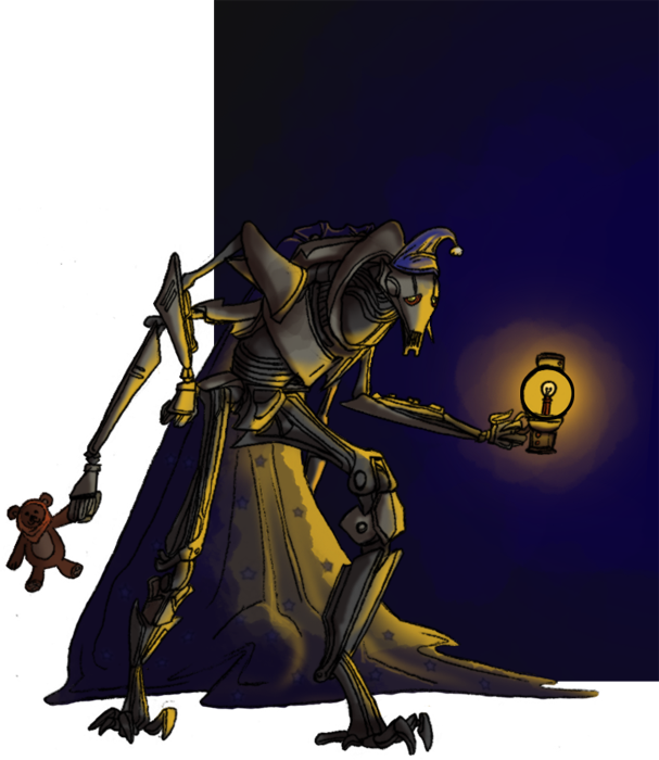 The Character Wardrobe Meme - General Grievous Art Meme (500x577), Png Download