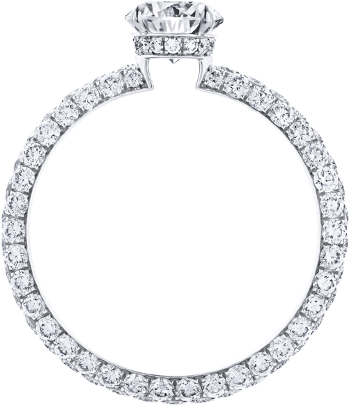 Attraction Diamond Engagement Ring Harry Winston - Diamond (1200x800), Png Download