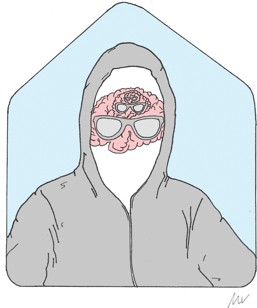 Ai And The Singularity - Illustration (850x1020), Png Download