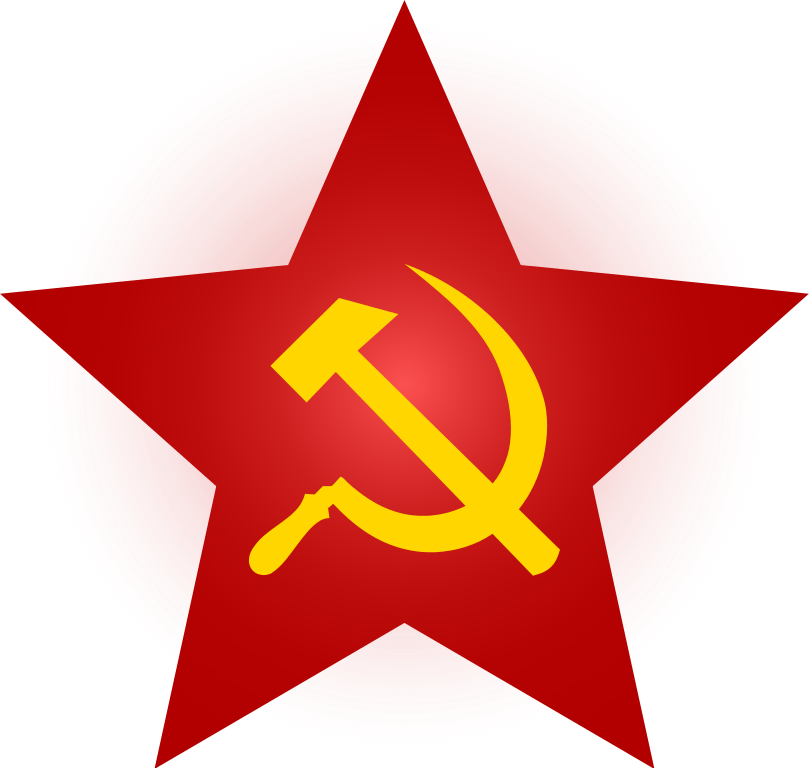 Hammer And Sickle Red Star With Glow - Hammer And Sickle Star (809x768), Png Download