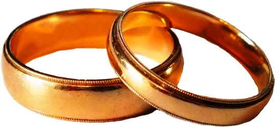 Image Of Wedding - Orange Wedding Ring Png (640x480), Png Download