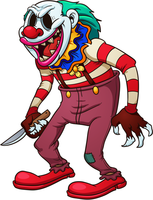 Фото, Автор Soloveika На Яндекс - Scary Clowns Clip Art (611x800), Png Download