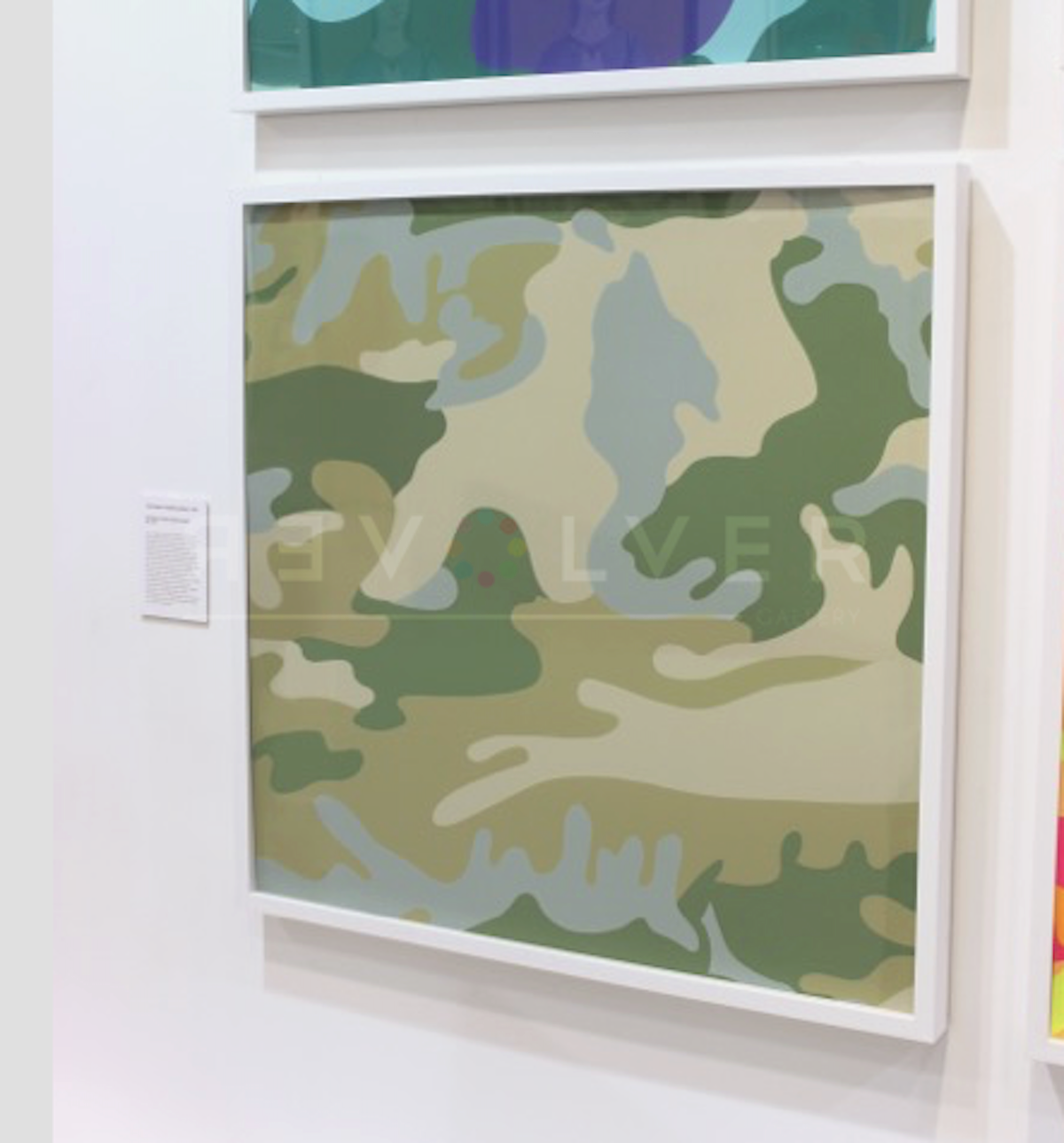 He Wanted Camouflage To Attract Attention With Synthetic - Andy Warhol Camouflage (1200x1289), Png Download