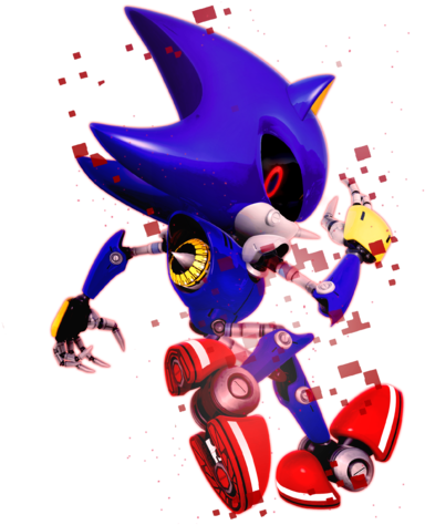 Virtual Metal Sonic By Nibroc Rock - Sonic Forces Virtual Reality (480x480), Png Download