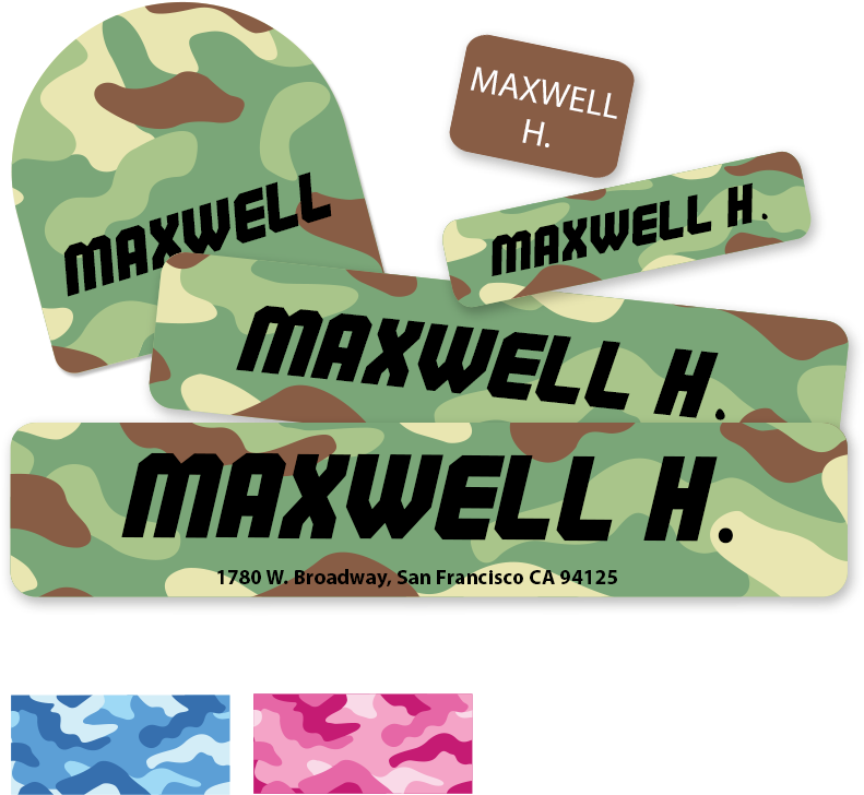 Camouflage Labels For Camp - Maxi Tip (800x800), Png Download