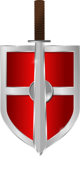Shield Sword Png Download - Shield (276x590), Png Download