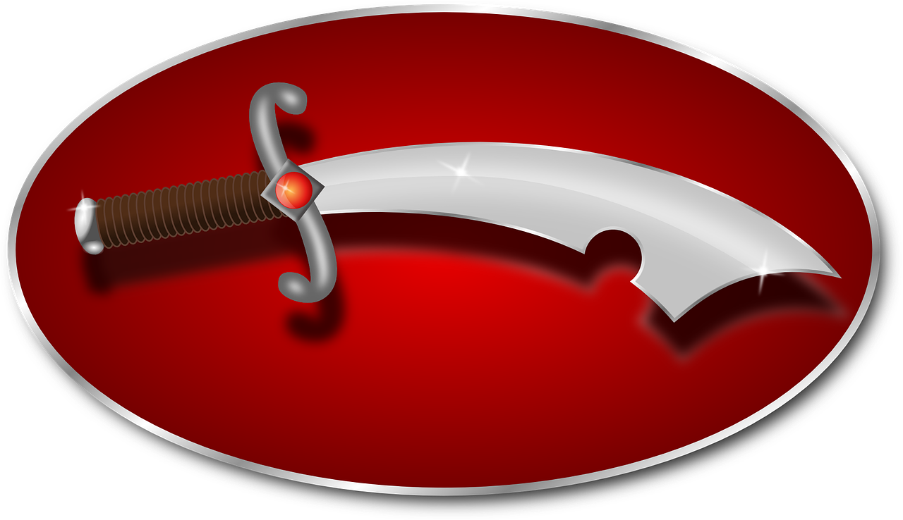 Sword Weapon Blade - Weapon (1280x738), Png Download