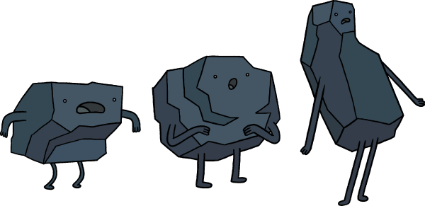 Rock People2 - Adventure Time Rock People (600x291), Png Download