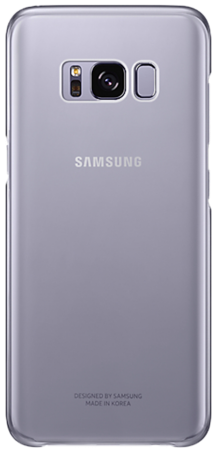 Samsung Galaxy S8 Ef-qg950c Clear Cover - Samsung Galaxy S8 Clear Protective Cover Orchid Grey (450x450), Png Download