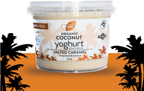 Pure N Free - Organic Coconut Yoghurt Chocolate Mousse 550g (500x364), Png Download