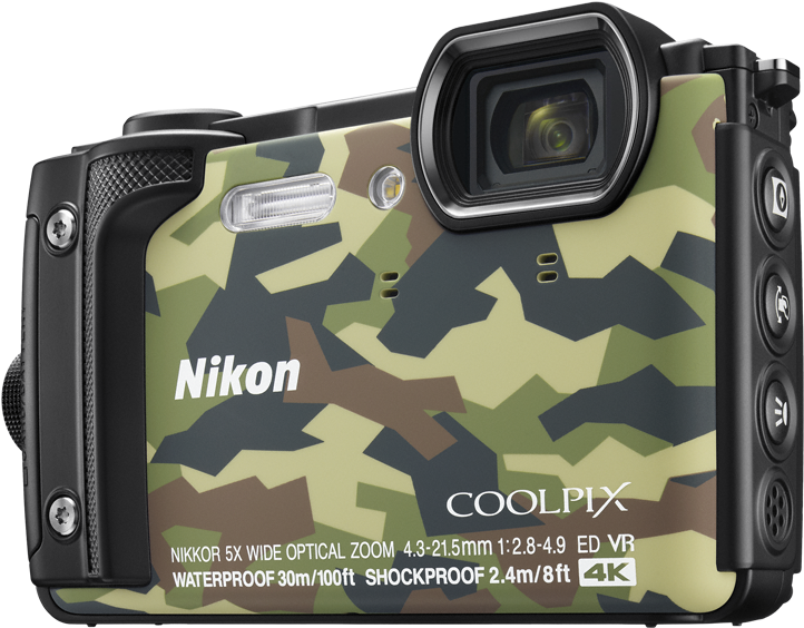 Enlarge - Nikon W300 (874x742), Png Download