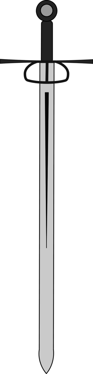 Broadsword Broad Sword Vector - Mobile Phone (300x1202), Png Download