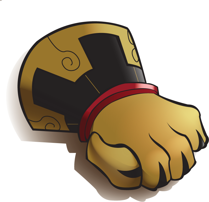 Fist Of The Iron Bear Vector - Xiaolin Chronicles Shen Gong Wu (831x831), Png Download