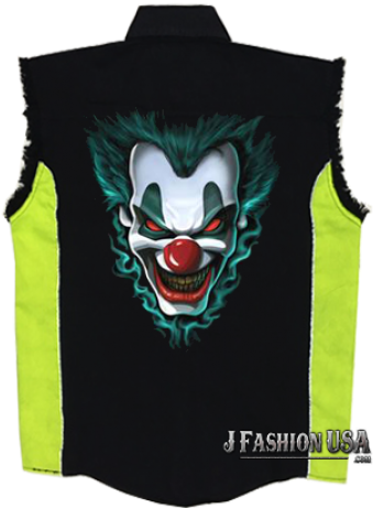 Angry Scary Clown Freakshow (350x485), Png Download