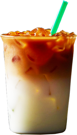Vector Transparent Download Cold Coffee Milk Marked - Iced Caramel Macchiato Png (266x500), Png Download